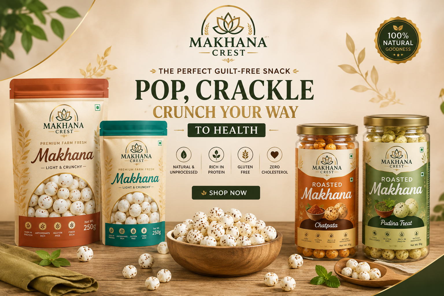 Premium Indian Makhana from Bihar
